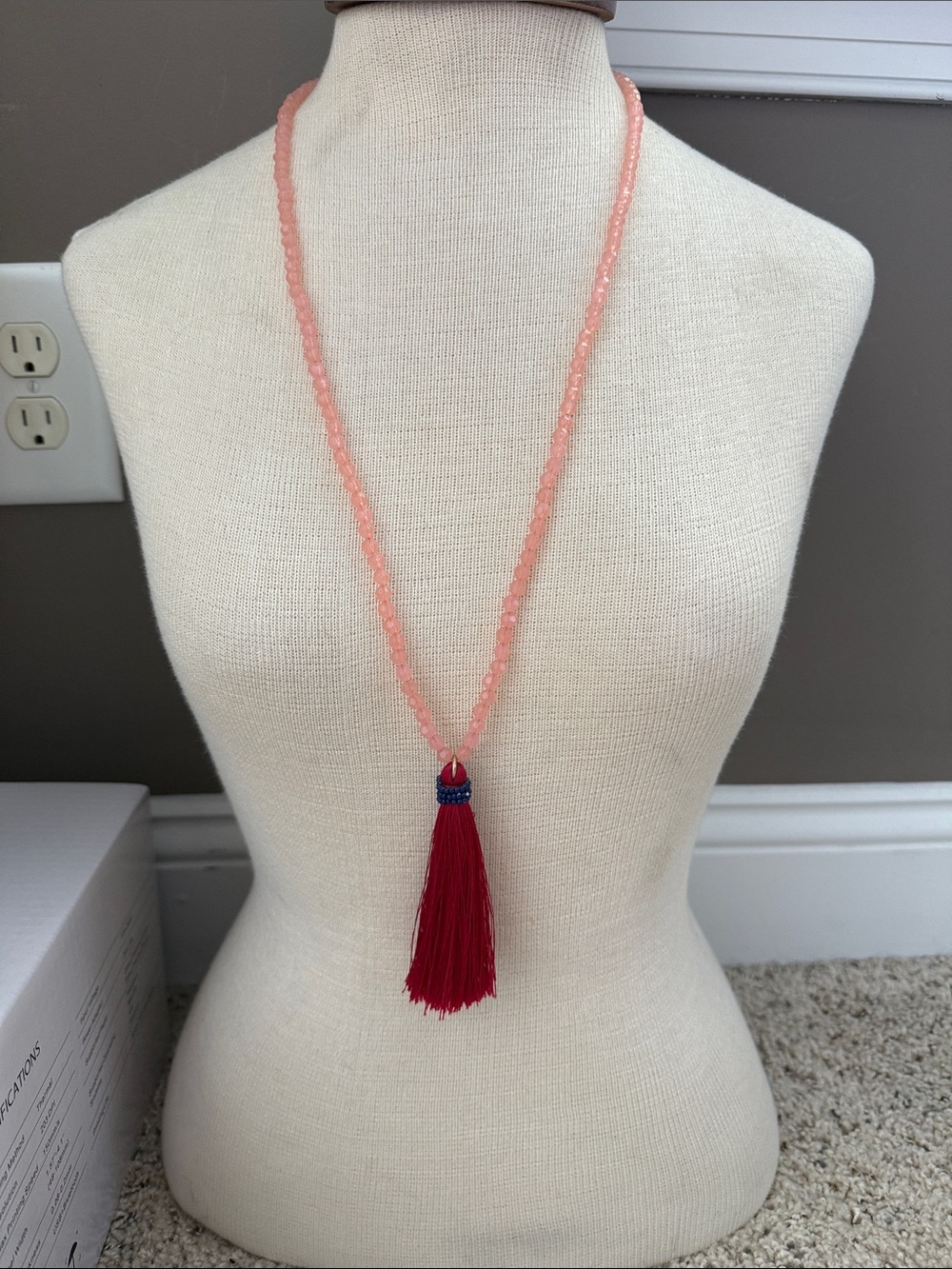 J. Crew Tassel Necklace